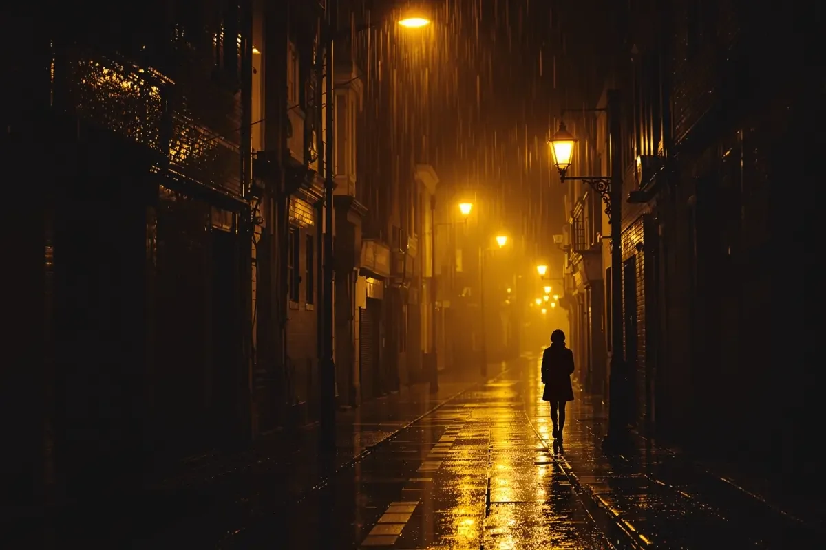 雨夜巷子的几何：三条街如何互相指向 专栏配图